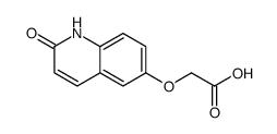 2-[(2-oxo-1H-quinolin-6-yl)oxy]acetic acid Structure