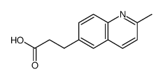 3-(2-Methyl-quinolin-6-yl)-propionic acid结构式