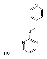 2-(Pyridin-4-ylmethylsulfanyl)-pyrimidine; hydrochloride Structure