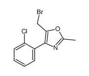 5-(bromomethyl)-4-(2-chlorophenyl)-2-methyl-1,3-oxazole Structure