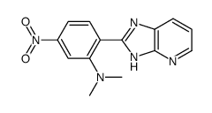 2-(1H-imidazo[4,5-b]pyridin-2-yl)-N,N-dimethyl-5-nitroaniline结构式