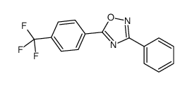 3-phenyl-5-[4-(trifluoromethyl)phenyl]-1,2,4-oxadiazole Structure