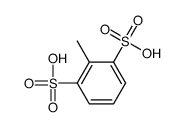 2-methylbenzene-1,3-disulfonic acid结构式