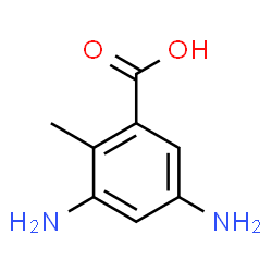 3,5-DIAMINO-2-METHYL BENZOIC ACID structure