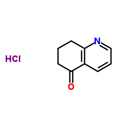 7,8-Dihydro-5(6H)-quinolinone hydrochloride (1:1) structure