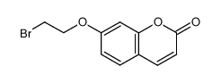 7-(2-bromoethyleoxy)benzopyran-2-one结构式