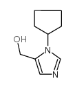 (3-cyclopentylimidazol-4-yl)methanol Structure