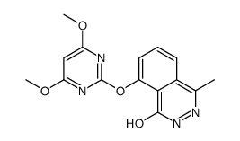 8-(4,6-dimethoxypyrimidin-2-yl)oxy-4-methyl-2H-phthalazin-1-one结构式