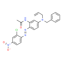 N-[2-[(2-chloro-4-nitrophenyl)azo]-5-[(phenylmethyl)allylamino]phenyl]acetamide picture