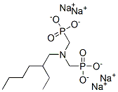 [[(2-ethylhexyl)imino]bis(methylene)]bisphosphonic acid, sodium salt结构式