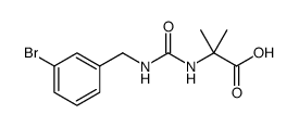 Alanine, N-[[[(3-bromophenyl)methyl]amino]carbonyl]-2-methyl结构式