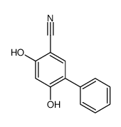 2,4-dihydroxy-5-phenylbenzonitrile结构式