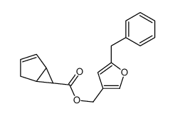 (5-benzylfuran-3-yl)methyl (1S,5R,6R)-bicyclo[3.1.0]hex-2-ene-6-carboxylate结构式