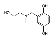 2-{[(2-hydroxy-ethyl)-methyl-amino]-methyl}-hydroquinone Structure