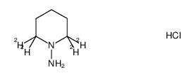 2,2,6,6-tetradeuteropiperidin-1-amine hydrochloride Structure