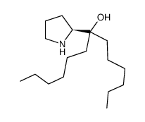 (S)-7-(pyrrolidin-2-yl)tridecan-7-ol Structure