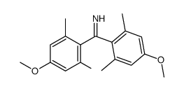 bis(4-methoxy-2,6-dimethylphenyl)ketimine结构式