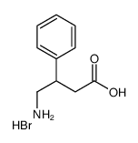 4-amino-3-phenylbutanoic acid,hydrobromide Structure