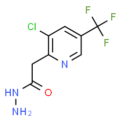 3-chloro-5-(trifluoromethyl)-2-pyridinecarbohydrazide structure