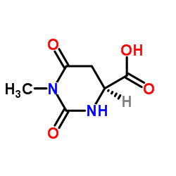 1-Methyl-L-4,5-dihydroorotic acid Structure