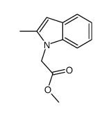 methyl 2-(2-methylindol-1-yl)acetate Structure