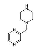 2-(piperazin-1-ylmethyl)pyrazine Structure