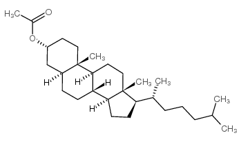 5-ALPHA-CHOLESTAN-3-ALPHA-OL ACETATE Structure