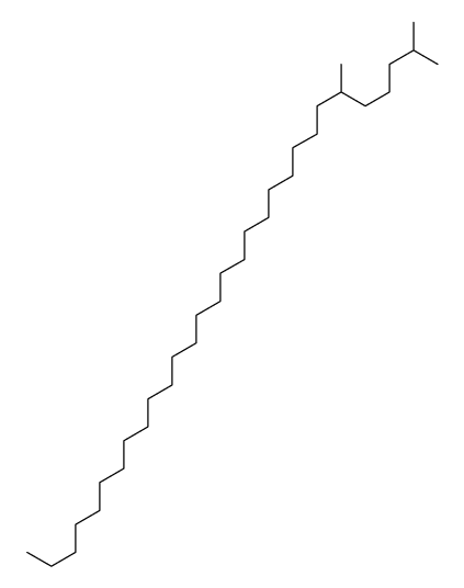 2,6-dimethyltriacontane Structure