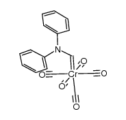 pentacarbonyl[(N,N-diphenylamino)methylene]chromium(0) Structure