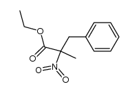 ethyl 2-methyl-2-nitro-3-phenyl-propionate Structure