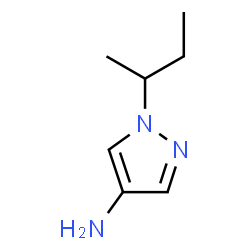 1-(butan-2-yl)-1H-pyrazol-4-amine结构式