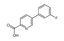 5-(3-FLUOROPHENYL)PICOLINIC ACID Structure