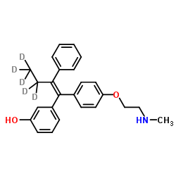 N-Desmethyl Droloxifene-d5 Structure