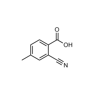 2-Cyano-4-methylbenzoicacid Structure