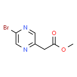 2-(5-溴吡嗪-2-基)乙酸甲酯图片