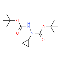 di-tert-butyl 1-cyclopropylhydrazine-1,2-dicarboxylate picture