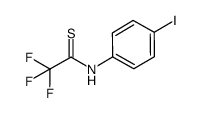 2,2,2-trifluoro-N-(4-iodophenyl)ethanethioamide Structure