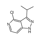 4-chloro-3-isopropyl-1H-pyrazolo[4,3-c]pyridine结构式