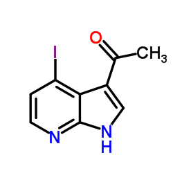 1-(4-Iodo-1H-pyrrolo[2,3-b]pyridin-3-yl)ethanone Structure