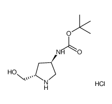 Carbamic acid, N-[(3R,5S)-5-(hydroxyMethyl)-3-pyrrolidinyl]- picture