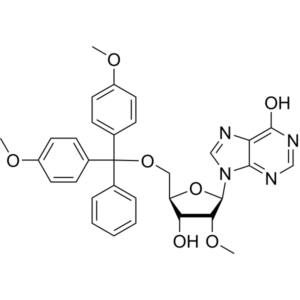 5-O-(二甲氧基三苯甲游基)-2-o-甲基肌苷结构式