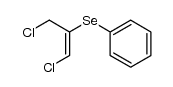 1,3-dichloro-2-phenylselenyl-1-propene Structure