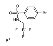 Potassium (4-bromophenylsulfonamido)methyltrifluoroborate Structure