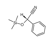 (S)-2-phenyl-2-(trimethylsiloxy)acetonitrile Structure