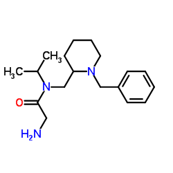 N-[(1-Benzyl-2-piperidinyl)methyl]-N-isopropylglycinamide Structure