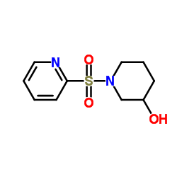 1-(Pyridine-2-sulfonyl)-piperidin-3-ol structure