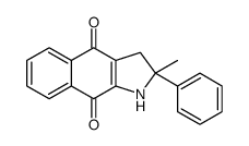 2-methyl-2-phenyl-1,3-dihydrobenzo[f]indole-4,9-dione Structure