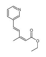 ethyl 3-methyl-5-pyridin-3-ylpenta-2,4-dienoate Structure