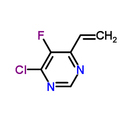 4-chloro-5-fluoro-6-vinylpyriMidine structure