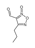 1,2,5-Oxadiazole-3-carboxaldehyde, 4-propyl-, 2-oxide (9CI)结构式